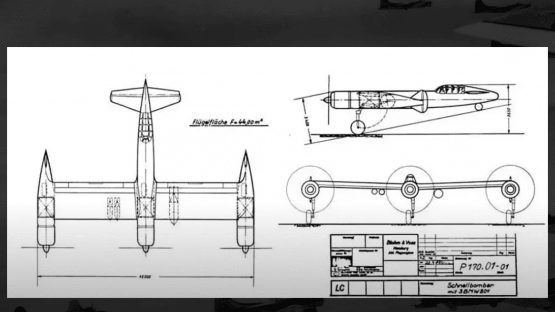 Germany’s Podracer-esque Bomber: Blohm & Voss P 170 – War Bird Fanatics
